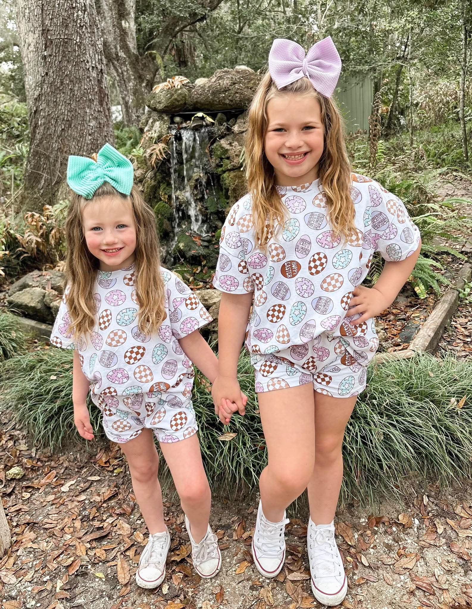 Girls easter short set (FINAL SALE)
