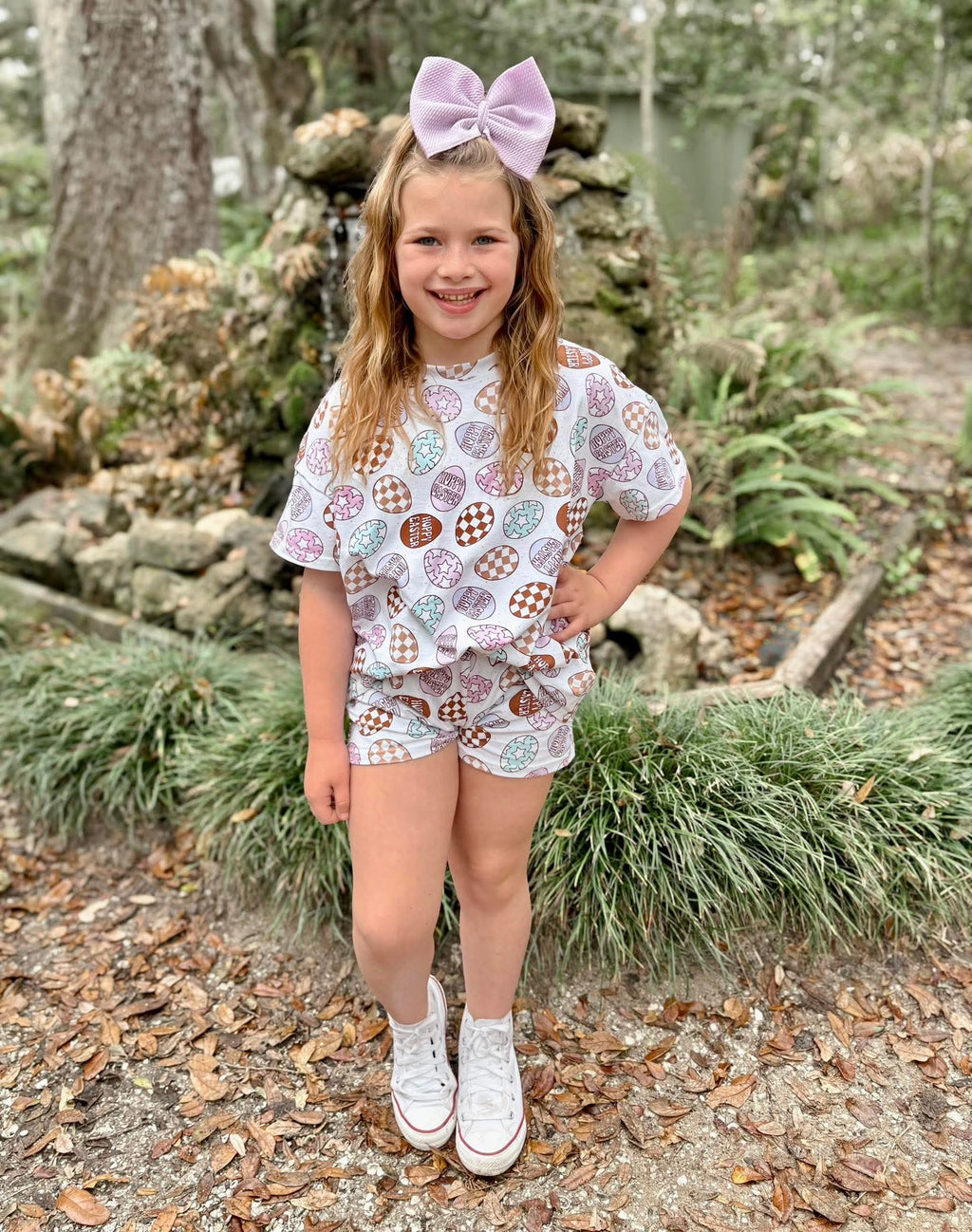 Girls easter short set (FINAL SALE)