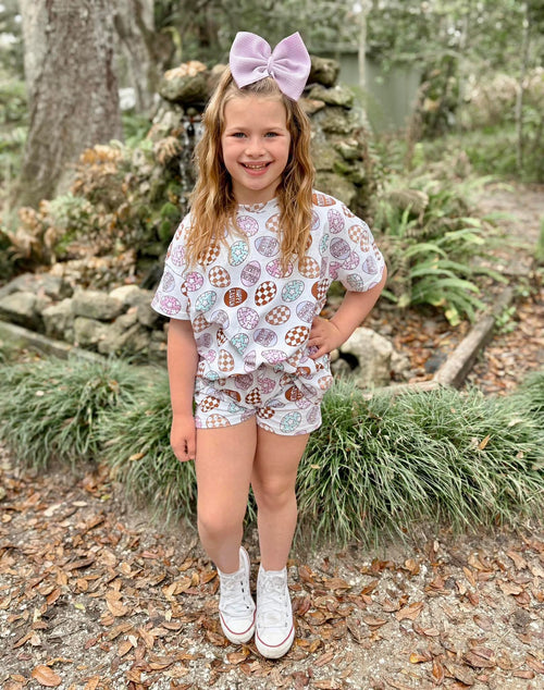 0/3 Months Girls easter short set (FINAL SALE)