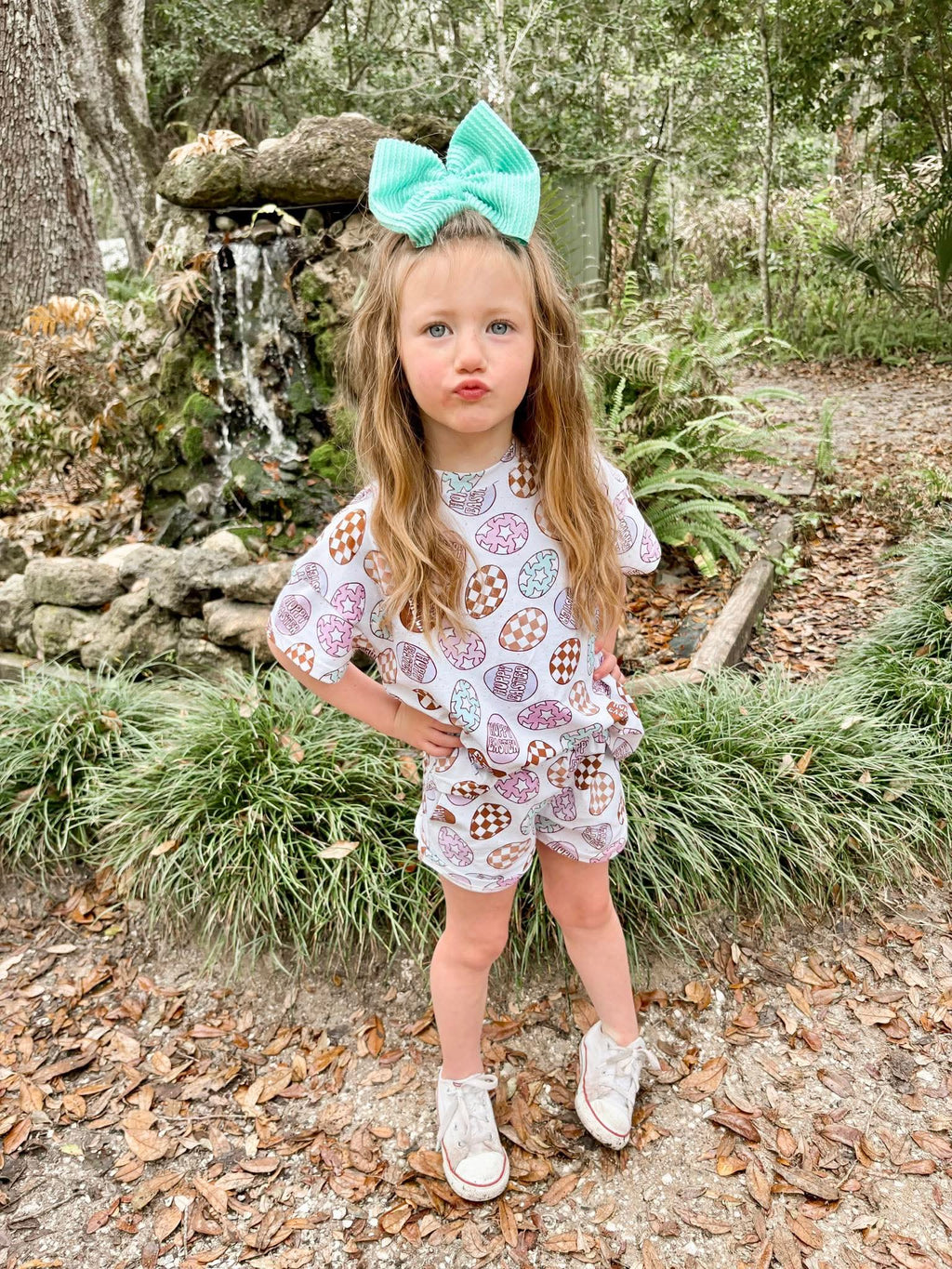 Girls easter short set (FINAL SALE)