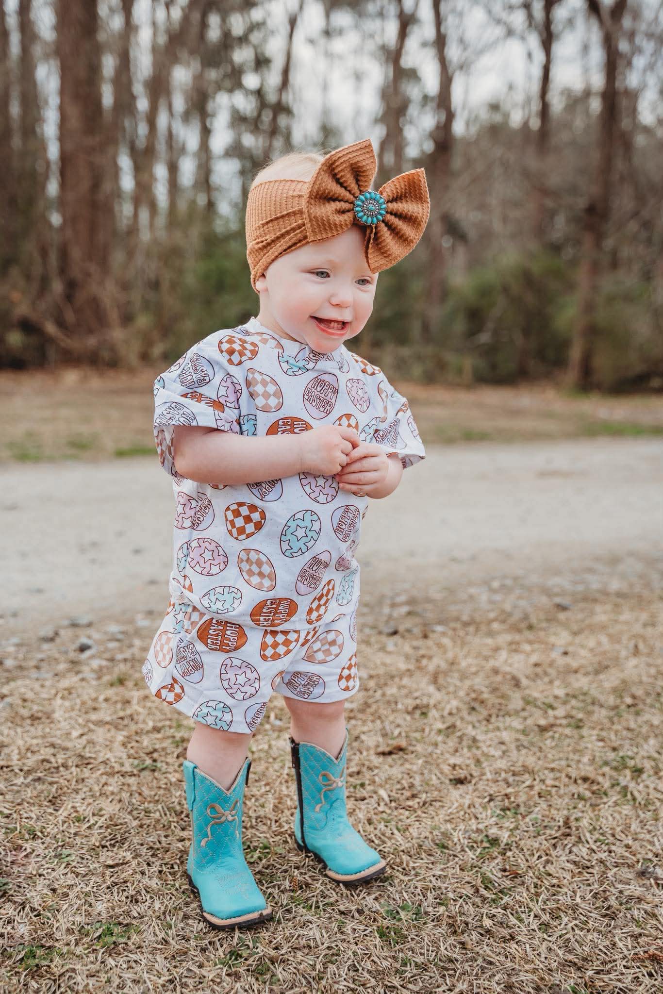 Girls easter short set (FINAL SALE)