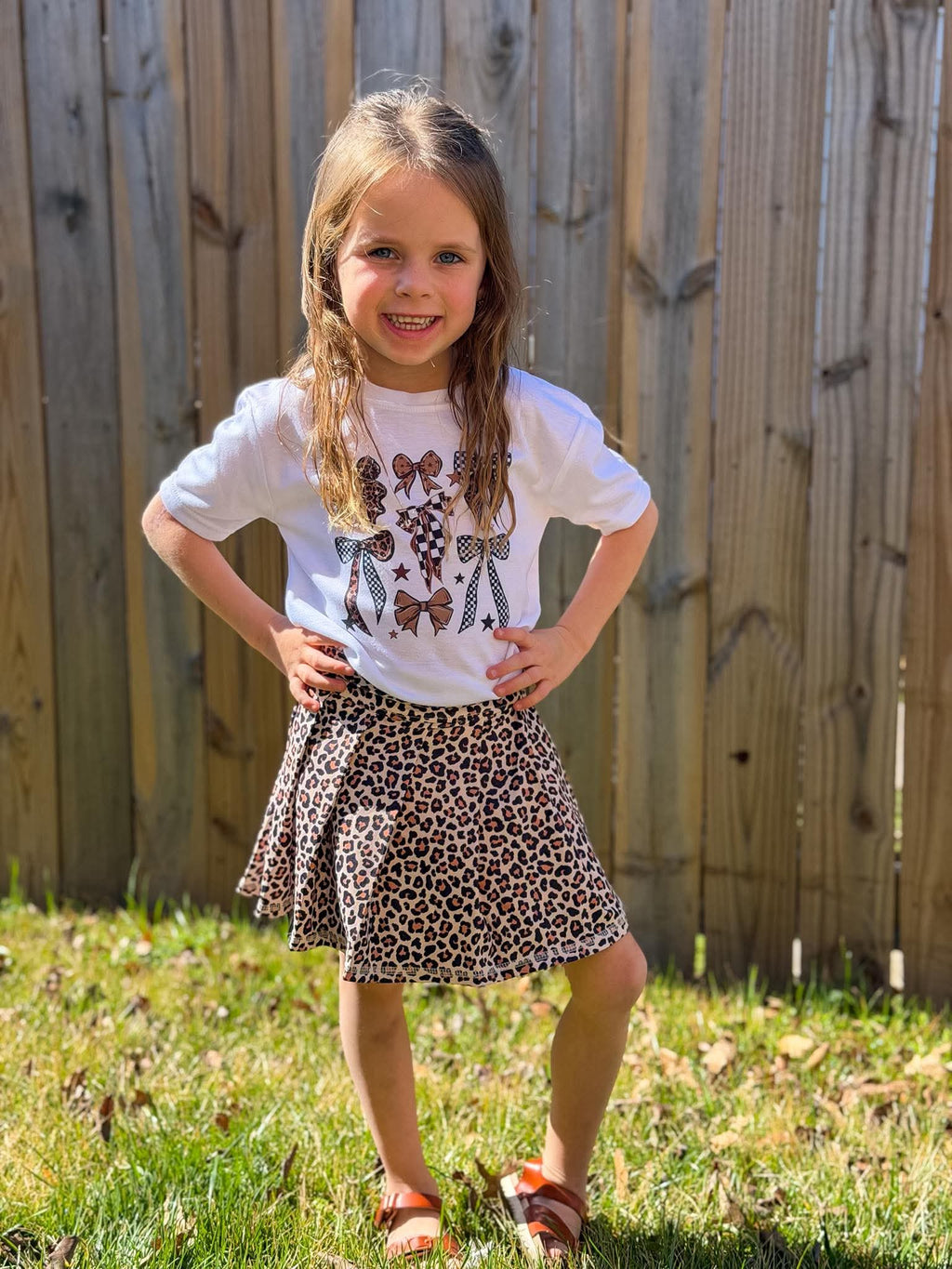 Cheetah Tennis Skirt  (FINAL SALE)