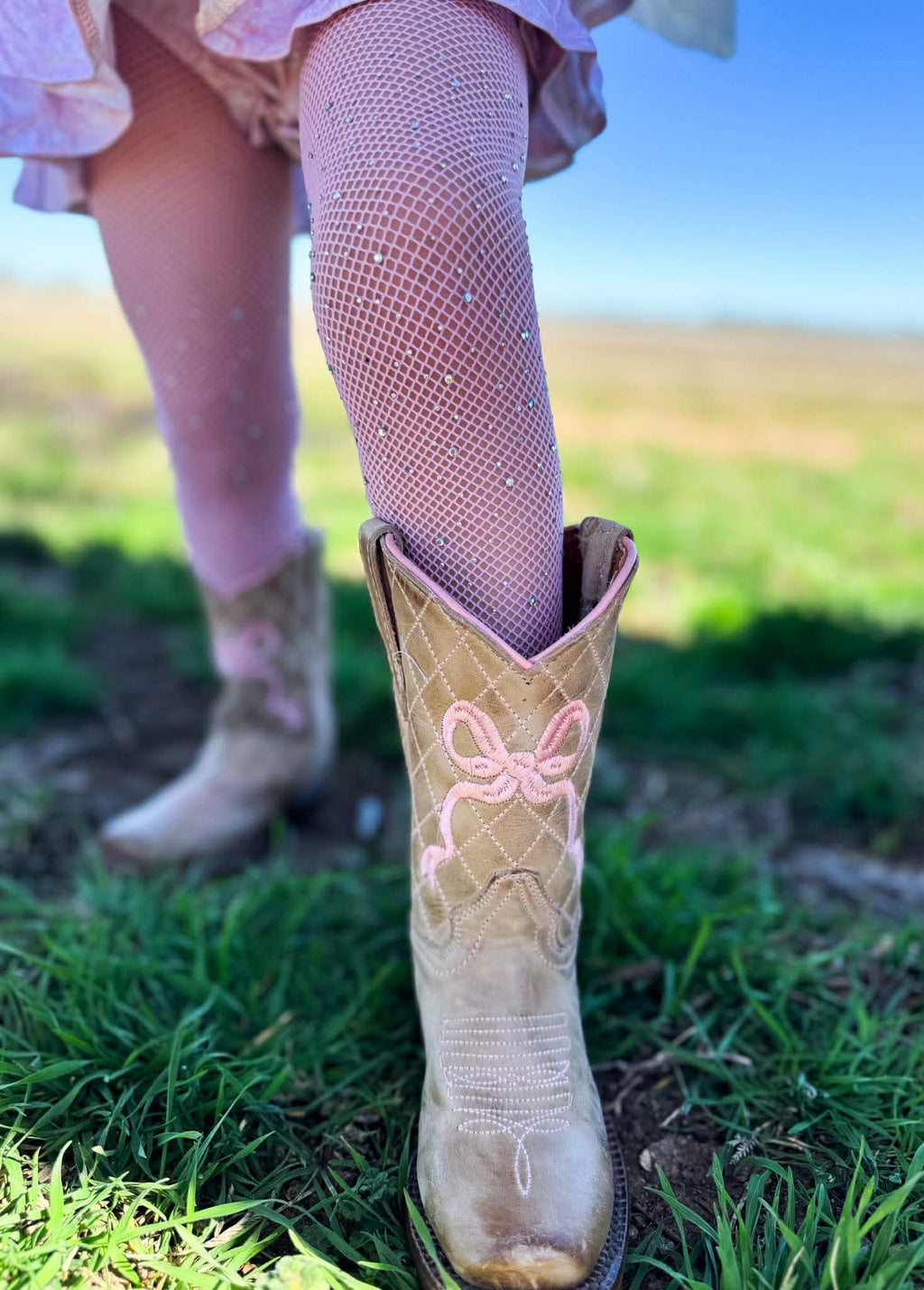 Tan Bow Tanner Mark Boots