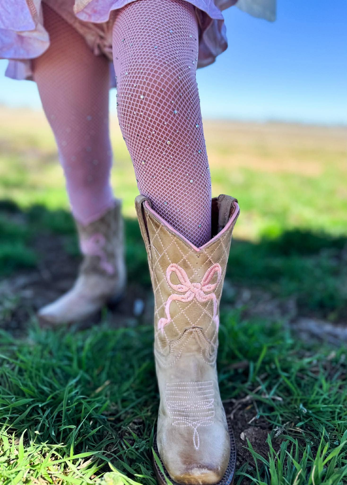 Tan Bow Tanner Mark Boots