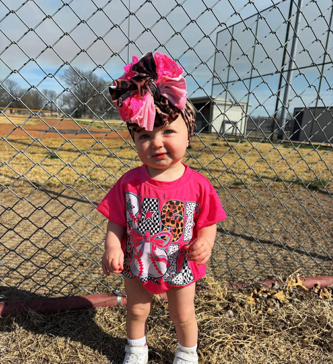 Baseball Bubble Romper