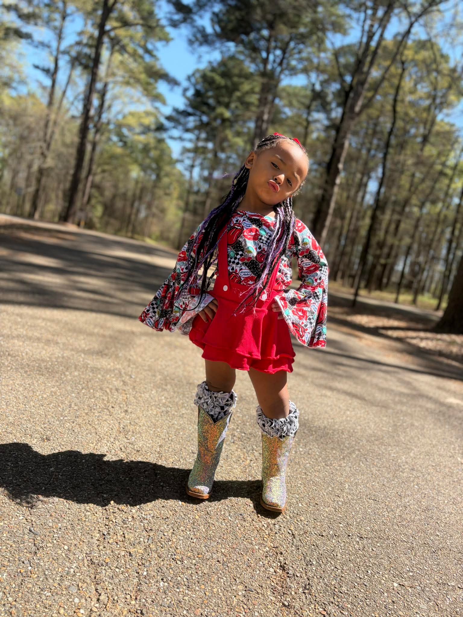 American Made Bell Sleeve Leo/Top