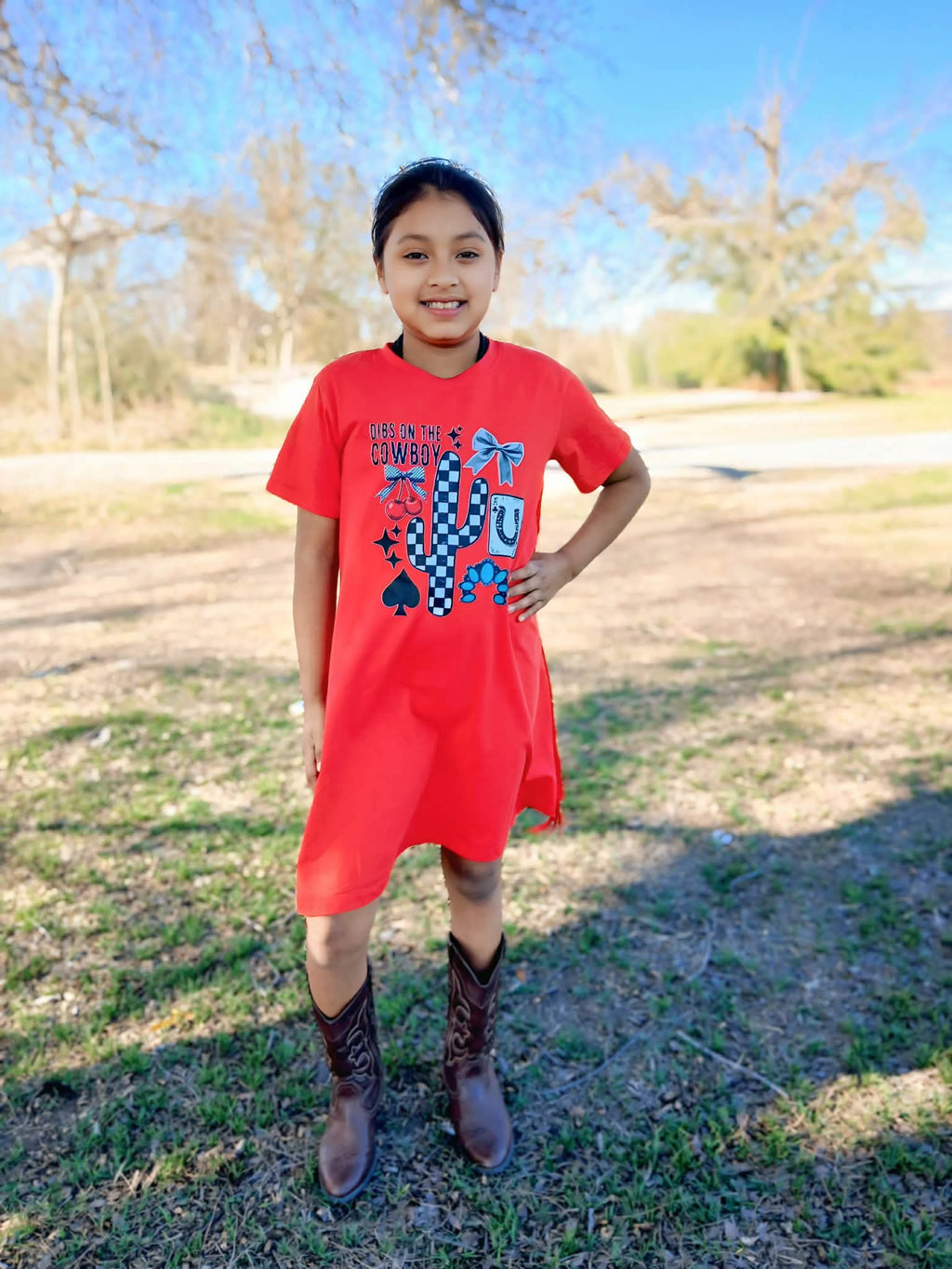 Dibs on the cowboy t-shirt dress
