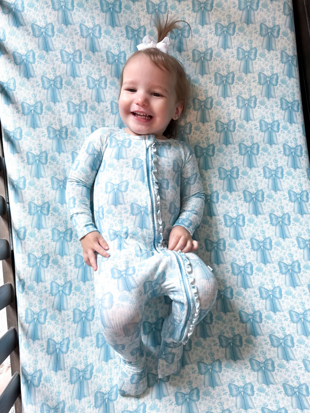 Blue Ribbon Dreams Bamboo Crib Sheet