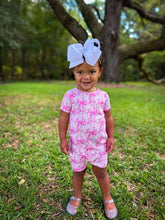 Load image into Gallery viewer, Blooming Bows Bamboo Short Set
