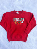 CUSTOM Christmas Coquette Name Bubble/Shirt