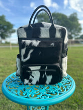 Load image into Gallery viewer, Genuine Cowhide Diaper Bag
