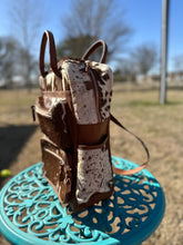 Load image into Gallery viewer, Genuine Cowhide Diaper Bag

