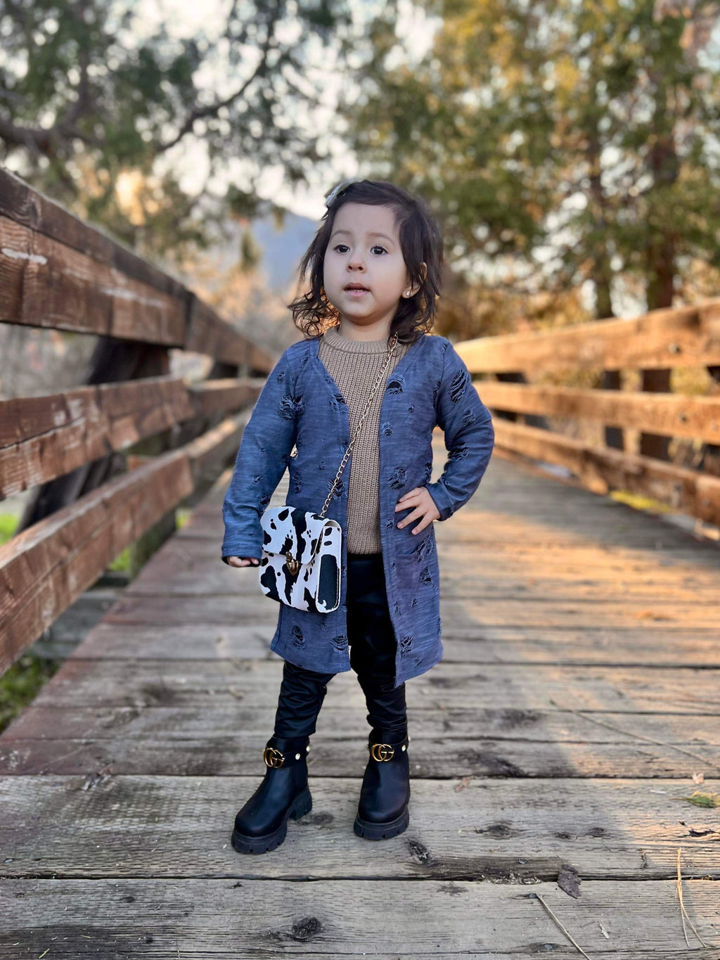 Kids Distressed Duster (4 colors) (FINAL SALE)