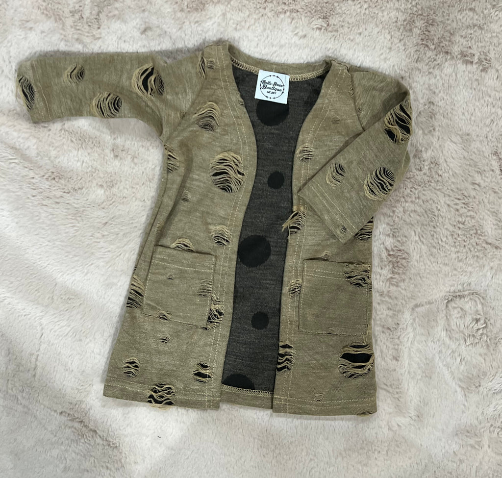 Kids Distressed Duster (4 colors) (FINAL SALE)