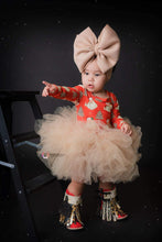 Load image into Gallery viewer, Champagne Santa Tutu  (FINAL SALE)
