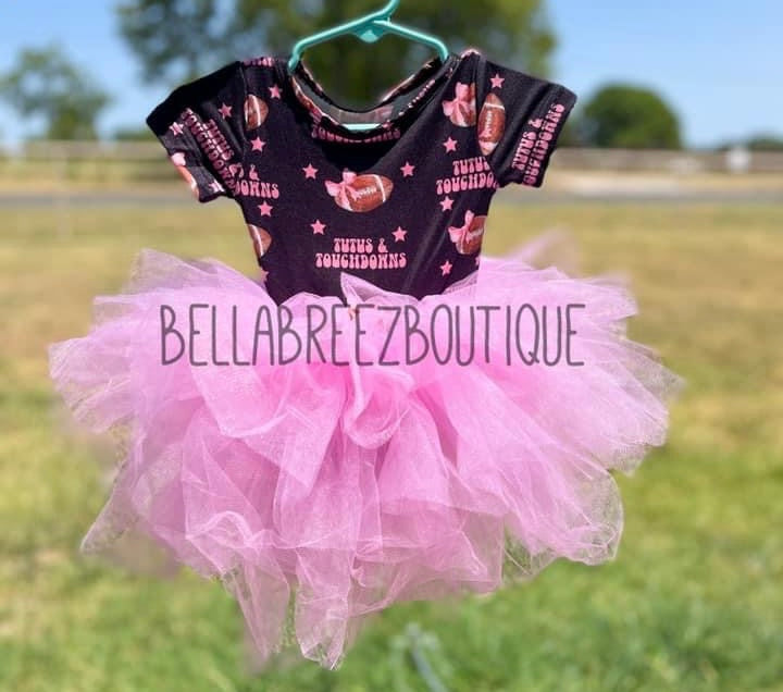 Baby Girl Football Outfit - Tutus and Touchdowns - Football Season Shirt -  Coming Home Outfit - Toddler Football