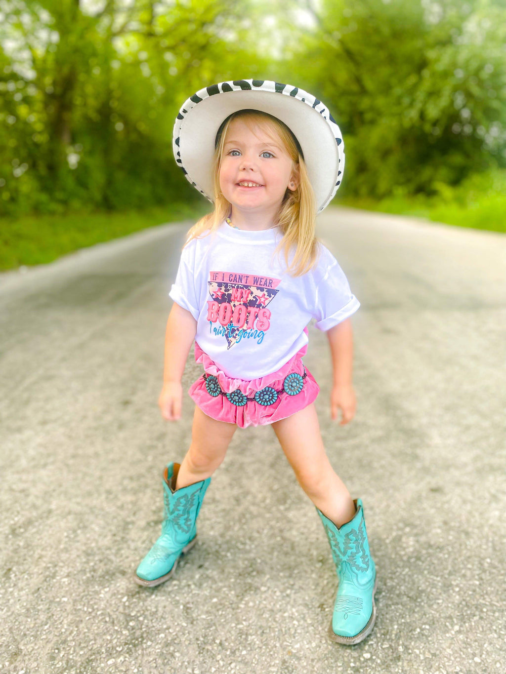 Turquoise Boots