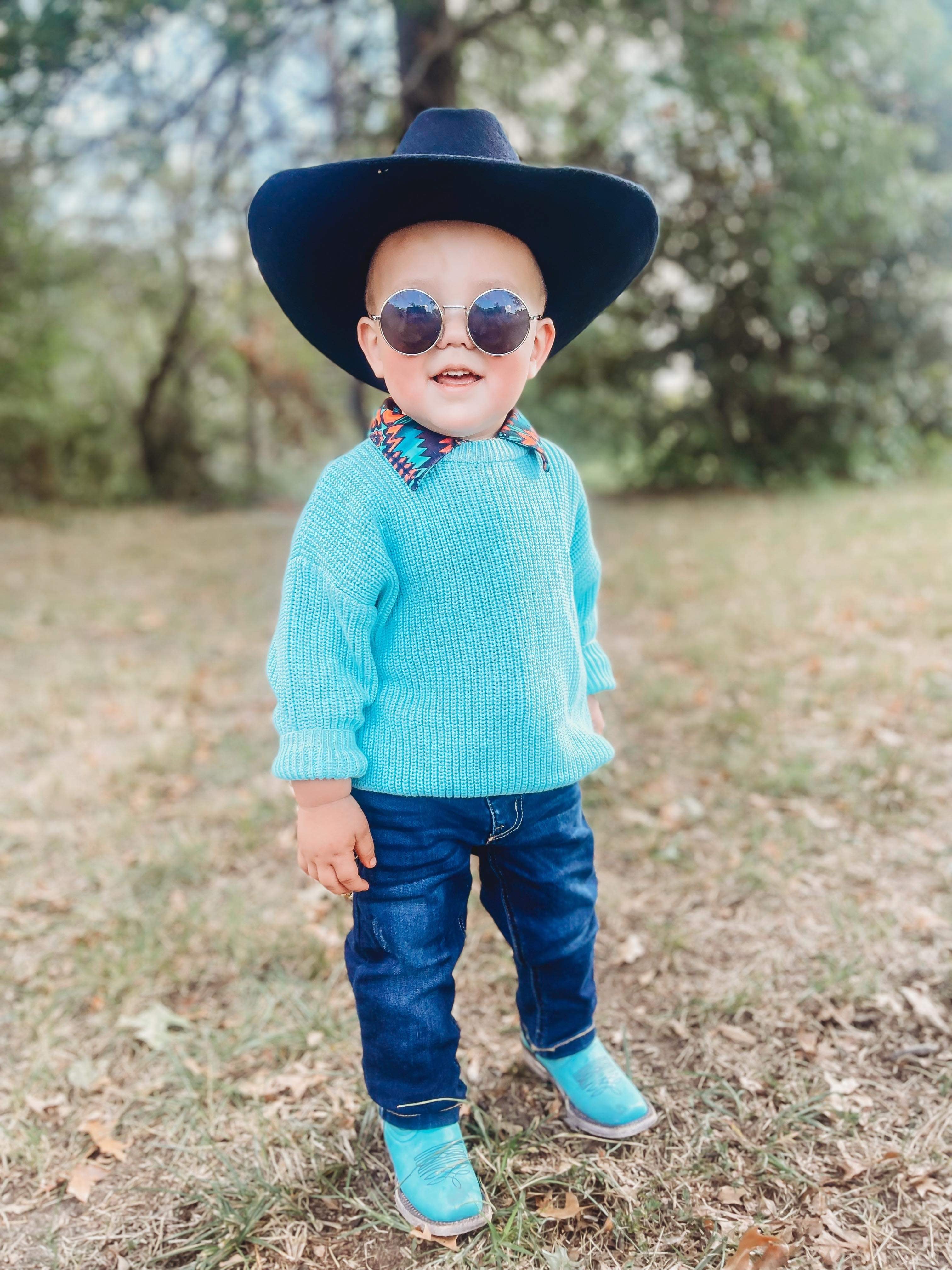Turquoise Boots