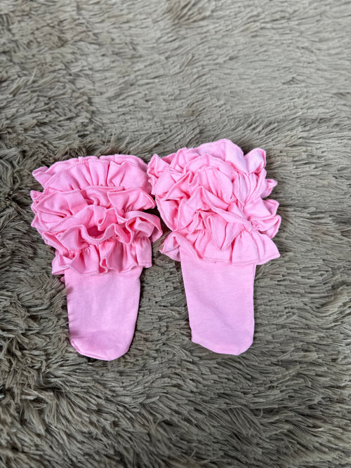 Ankle Ruffle Socks (Multiple Colors)