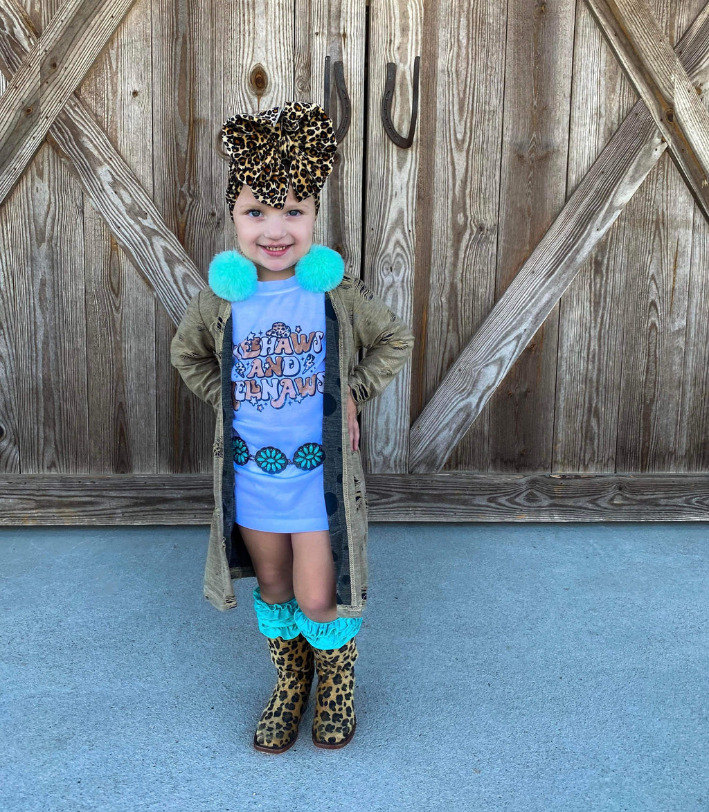 Kids Distressed Duster (4 colors) (FINAL SALE)